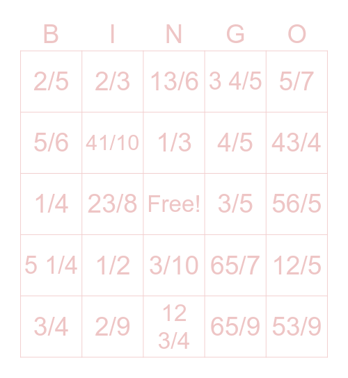 .-*-.Sammie.-*-. Bingo Card