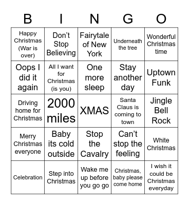 TALENT RESOURCE XMAS PARTY Bingo Card