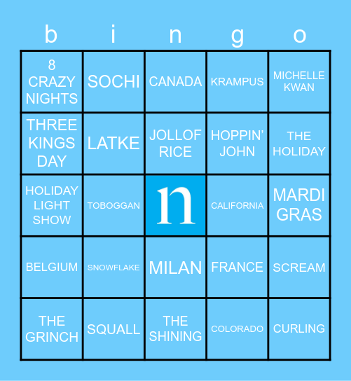 ❄️️HOLIDAY MYSTERY BINGO❄️️ Bingo Card