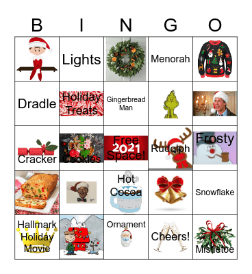 PC Holiday Bingo Card