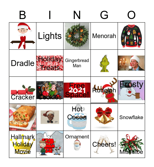 PC Holiday Bingo Card