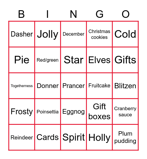 Oh What Fun! VGMI Holiday Bingo 2020 Bingo Card
