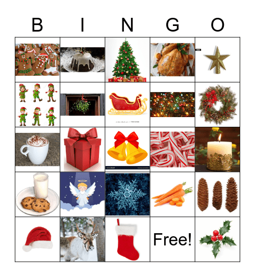 Christmas Bingo Card