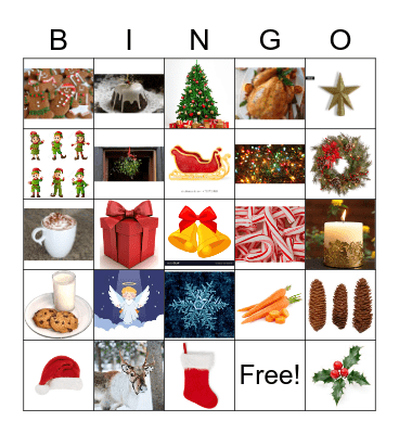 Christmas Bingo Card