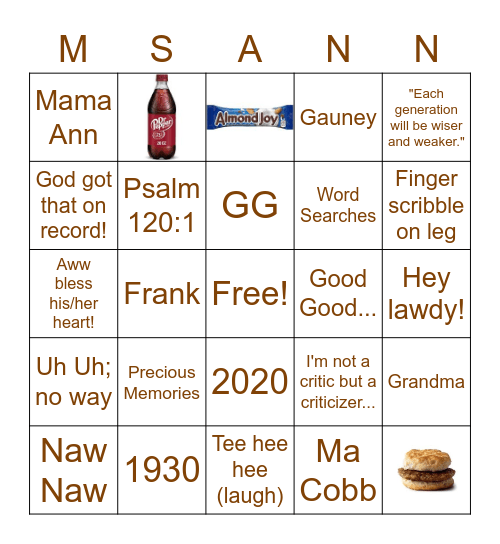 Cheers to 90 Years! Bingo Card