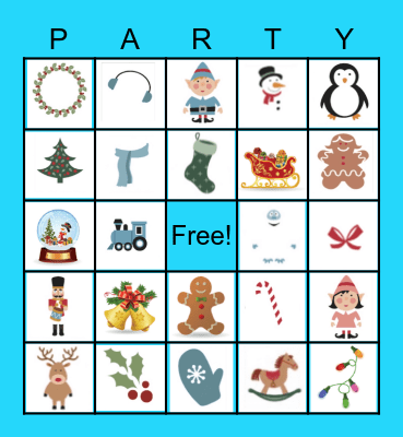 Holiday Party Bingo! Bingo Card