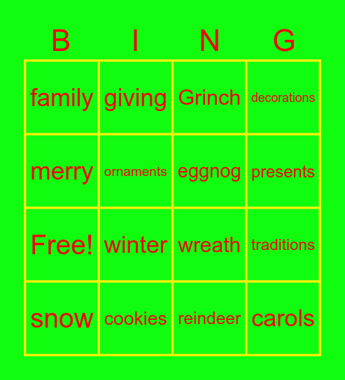 Burrito moon Bingo Card