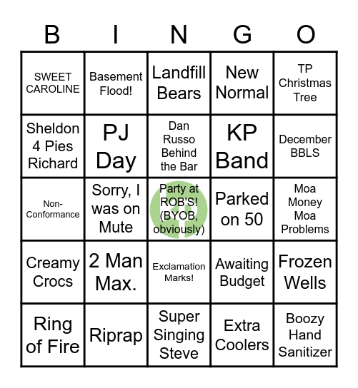 KP Bingo - December Edition Bingo Card