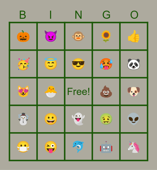 Tropakids Bingo 2020 Bingo Card