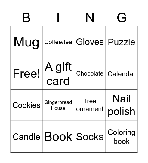 Stealthy Elves Bingo Card