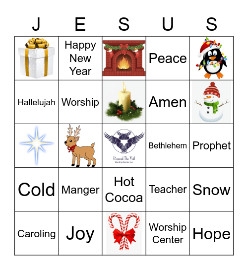 BTV Holiday Bingo Card