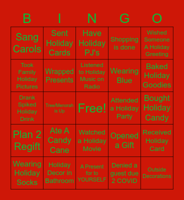 OIS Team Bingo Card