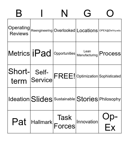 TEACH SUMMIT Bingo Card