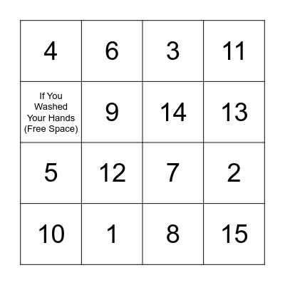 Quarantine 2020 Bingo Card