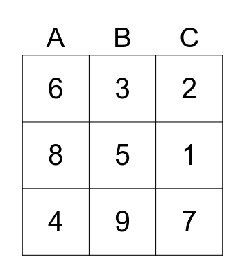 TEST BINGO! Bingo Card