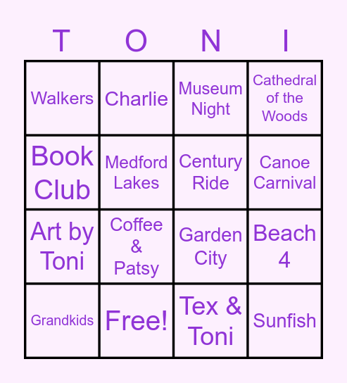 85th Birthday Bingo for Bingo Card