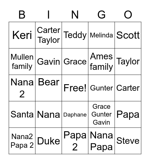 Christmas 2020 🎄 Bingo Card