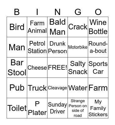 See things & Stamp it!!! Bingo Card