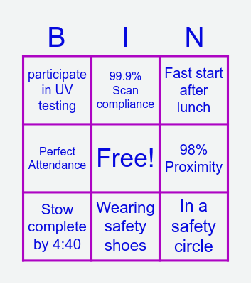 DSE5 BINGO Card