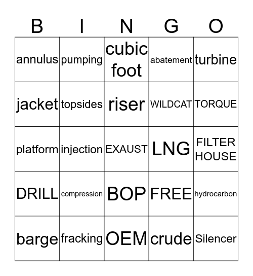 FCE HOLIDAY PARTY Bingo Card