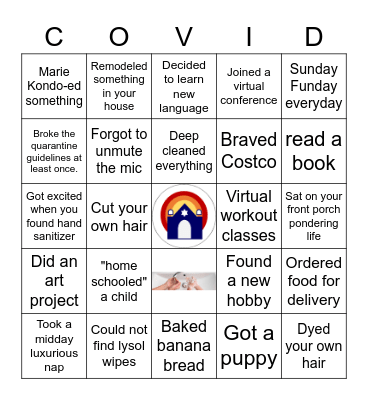 COVID Bingo Card