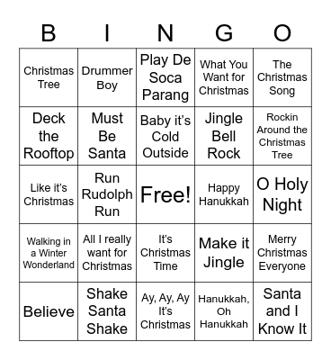 Round 3 Bingo Card