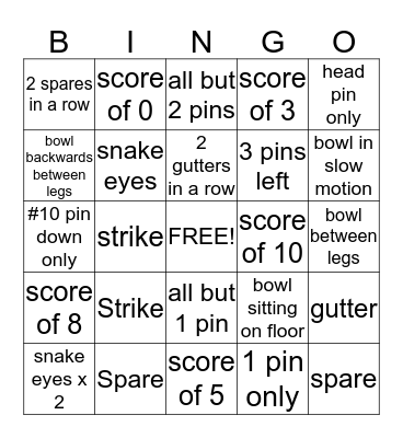 Colony Christmas Bowl Bingo Card