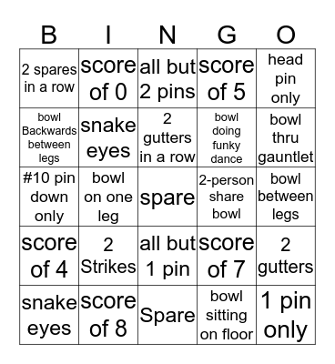 Colony Christmas Bowl Bingo Card