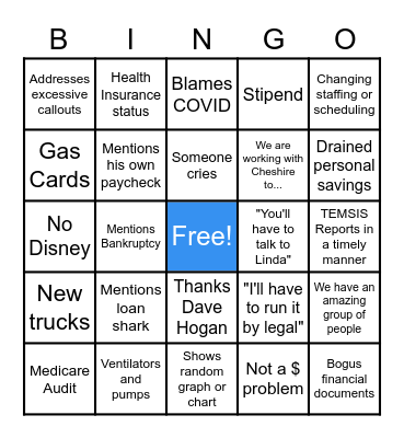 Check Bounce Bingo Card