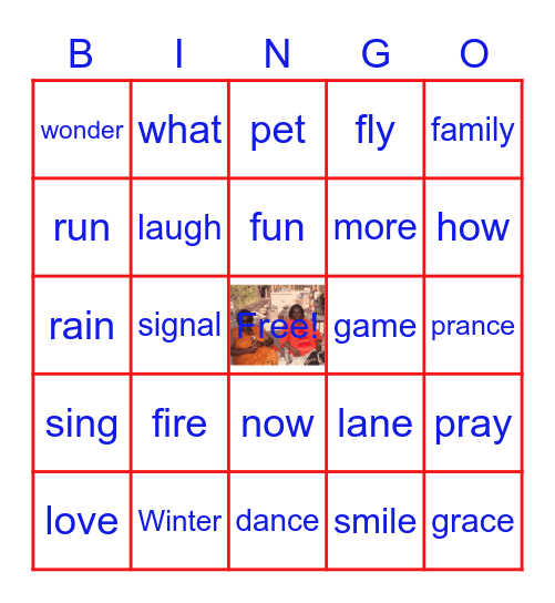 Joyce Bingo Card