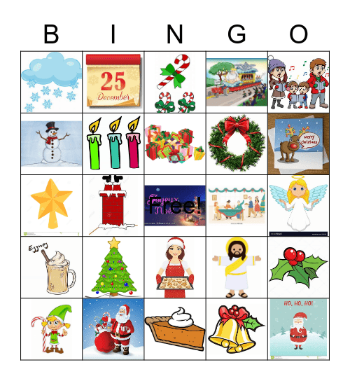 Christmas Bingo Card