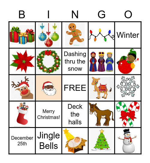 Glover Christmas Bingo! Bingo Card