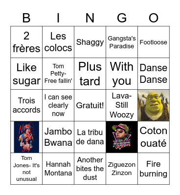 Bingo Party Bingo Card