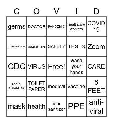 2020 BINGO Card