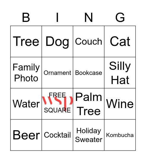 WSP Bingo! Bingo Card