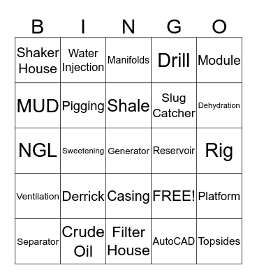 FCE Holiday Party Bingo Card