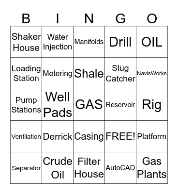 FCE Holiday Party Bingo Card