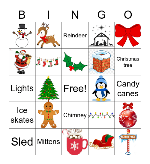 Christmas Bingo Card