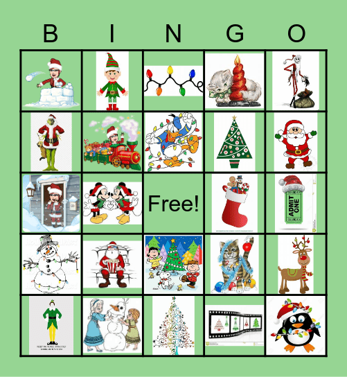 Holiday Bingo Fun Bingo Card