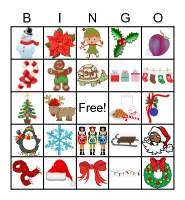 Holiday Bingo! Bingo Card