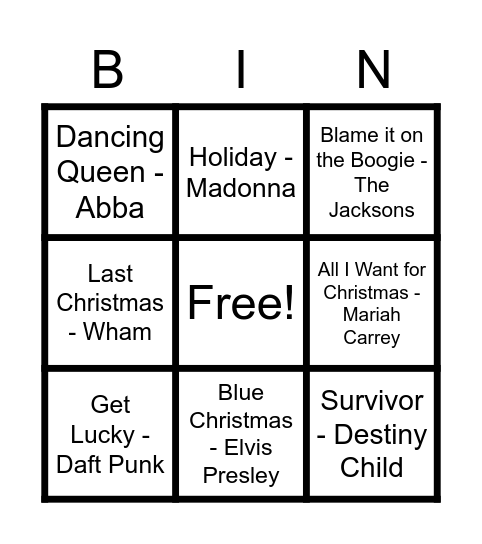 De Arboot Bingo Quiz Bingo Card