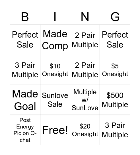 Region 55 Holiday Bingo! Bingo Card