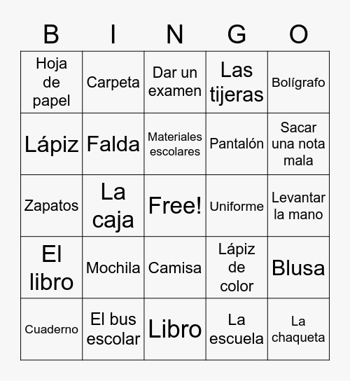 iiiLotería!!! Bingo Card