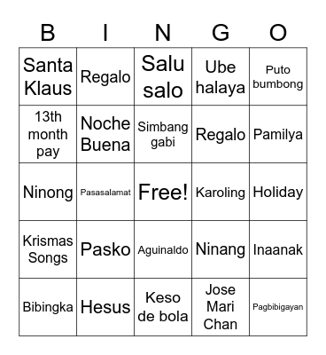 HR Connect Bingo Card