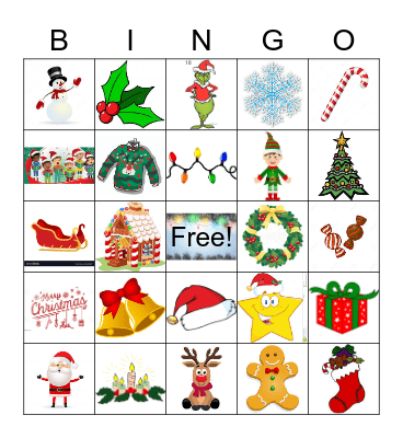 Christmas Bingo Card