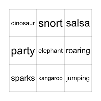 BINGO! Bingo Card