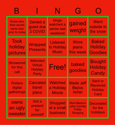 Digital StrategyTeam Bingo Card