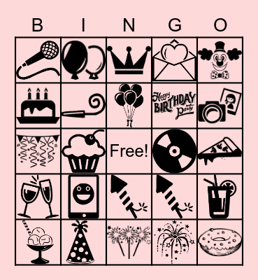 Birthday BINGO Card