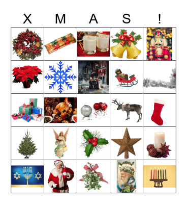 HOLIDAY BINGO Card