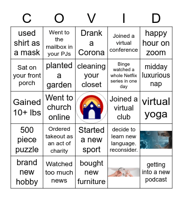 COVID Bingo Card